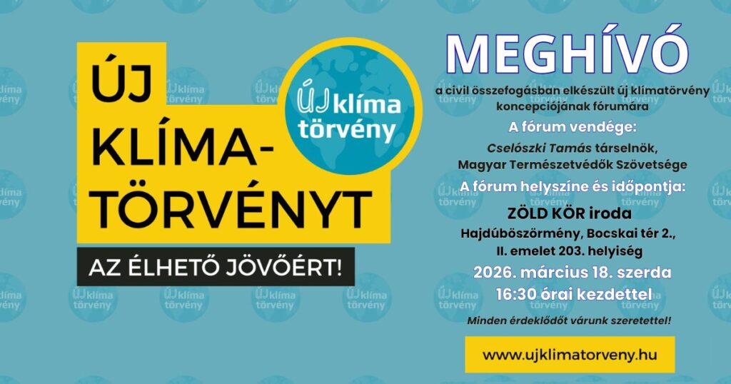 Zöld Kör fórum meghívó