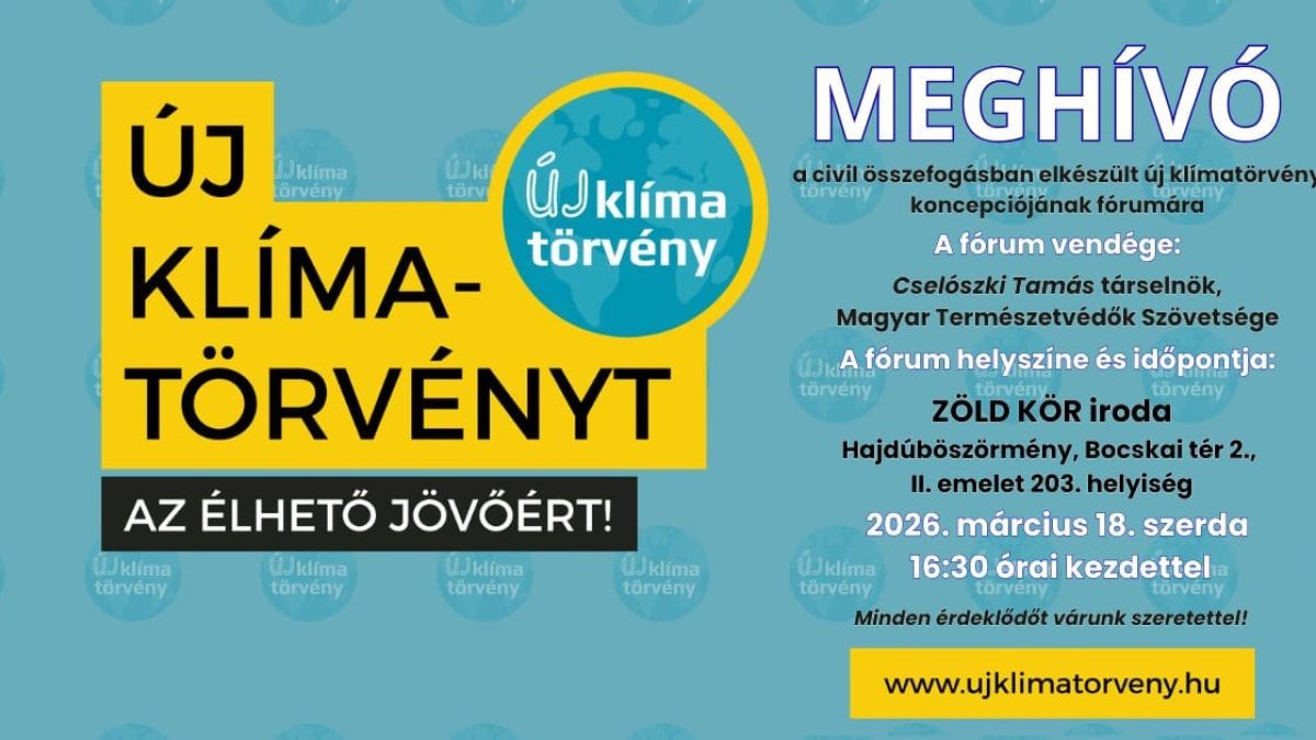 Zöld Kör fórum meghívó